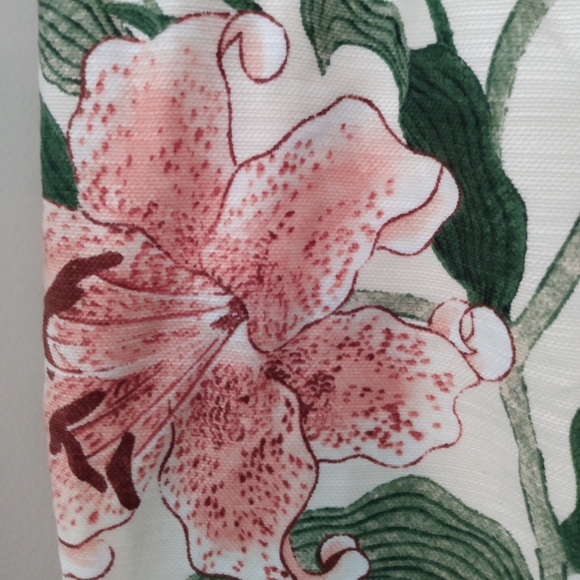 Ann Taylor floral lilies cotton pencil skirt - Picture 8 of 8